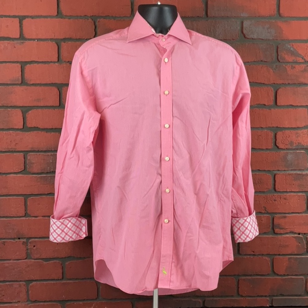 Tailorbyrd Shirt‎ Mens Medium Pink